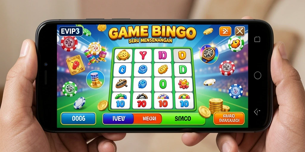 Tampilan gameplay yang mengasyikkan dari EVIP3 di Bingo.