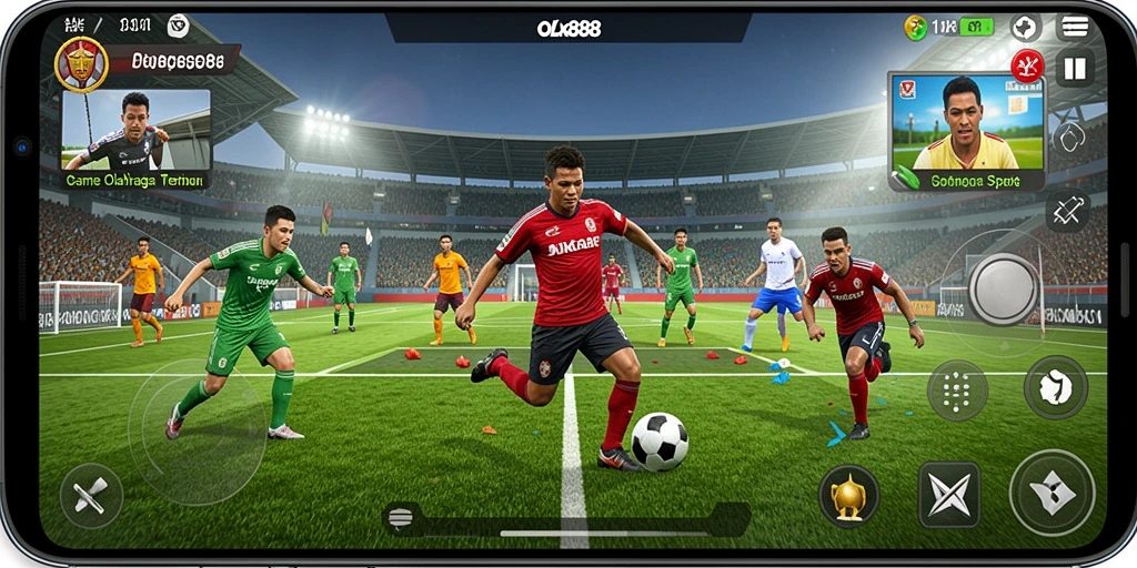 Tampilan penuh aksi dari gameplay <strong>OLX888</strong> yang menegangkan.