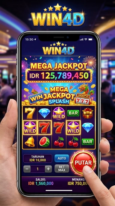 Tampilan antarmuka aplikasi win4d yang sederhana dan mudah digunakan.