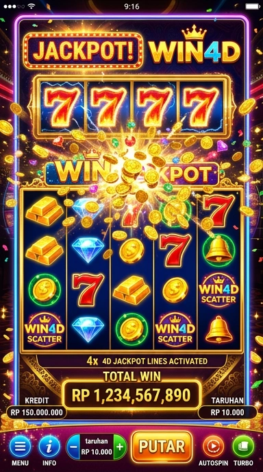 Screenshot win4d yang menunjukkan daftar aplikasi terbaru yang dapat diunduh.